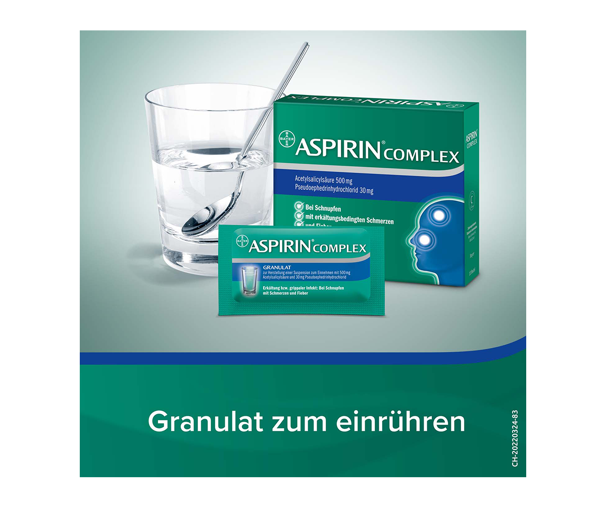 Hilft Aspirin Complex Bei Erkältung www.aspirin.ch